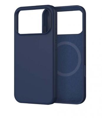WEFIX Coque en Silicone  MagSafe Bleu pour iPhone 17 Pro Max