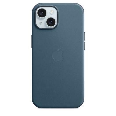 APPLE  ﻿Coque FineWoven MagSafe iPhone 15 - Pacific Blue