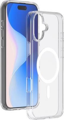 BIGBEN CONNECTED Coque hybride  compatible MagSafe pour iPhone 16 Transparent 