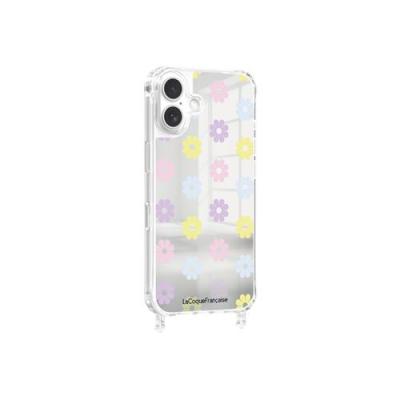 LA COQUE FRANCAISE Coque imprim&eacute;e La coque Fran&ccedil;aise Miroir Marguerites pastels avec anneau pour iPhone 17