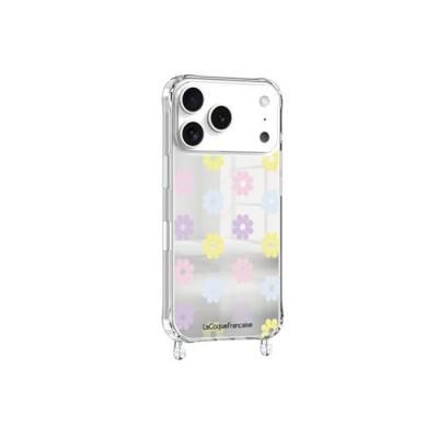 LA COQUE FRANCAISE Coque imprim&eacute;e La coque Fran&ccedil;aise Miroir Marguerites pastels avec anneau pour iPhone 17 Pro Max