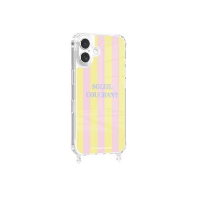 LA COQUE FRANCAISE Coque imprim&eacute;e MagSafe Soleil couchant rose avec anneau iPhone 17
