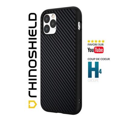 RHINOSHIELD  Coque SolidSuit iPhone 13 Pro - Carbon Fiber Black