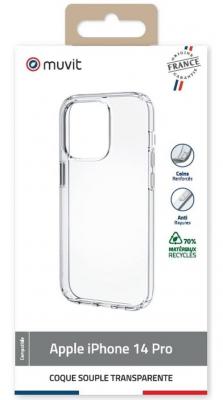 MUVIT Coque smartphone  For France Transparente Recyclee Iphone 14 Pro