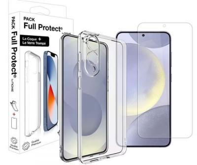 MOXIE Pack 1 tpu transparente + 1 glass 2.5D Samsung galaxy S25 Fe