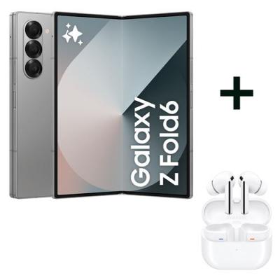 SAMSUNG Pack Smartphone  Galaxy Z Fold6 6,3"" 5G Double nano SIM 256 Go Gris + Watch7 