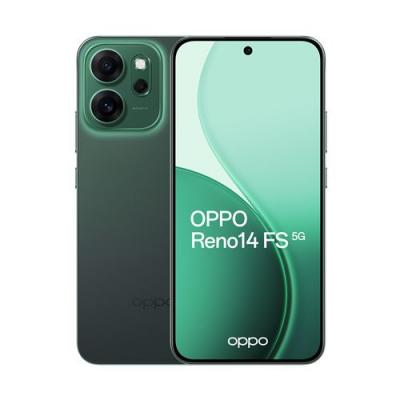 OPPO  Reno14 FS 5G Verde: Smartphone Android 15 12GB RAM 512GB Batteria 6000mAh 