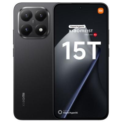XIAOMI Smartphone  15T 6,83"" 5G Double Nano SIM 256 Go Noir con&ccedil;u avec Leica 