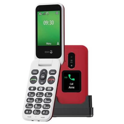 DORO  Leva E30 7,11 cm (2.8"") 142,7 g Rouge, Blanc T&eacute;l&eacute;phone num&eacute;rique
