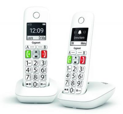 GIGASET  T&eacute;l&eacute;phone Fixe E290 Duo Blanc