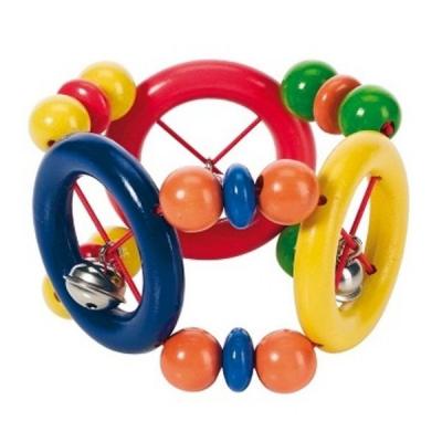 GOKI HEIMESS Hochet Elastique Avec Anneaux 733620 Heimess