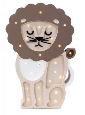 LITTLE LIGHTS LION-Lampe &agrave; poser LED Lion H36cm