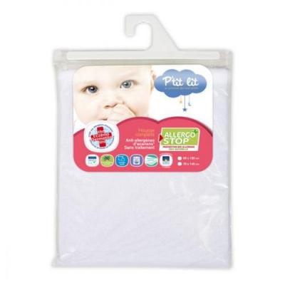 P TIT LIT Prot&egrave;ge Matelas Allergo Stop 60 x 120 cm Blanc
