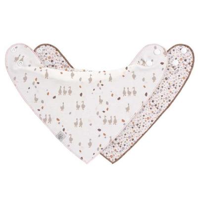  L&auml;ssig Foulard triangulaire pack de 2 Tiny Farmer oie