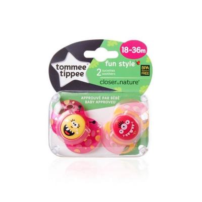 TOMMEE TIPPEE  Soother Fun, 18 to 36 Mois, Lot de 2 - coloris al&eacute;atoire