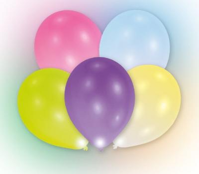 Amscan Europe Gmbh 5 Ballons Latex Led Coloris Assortis