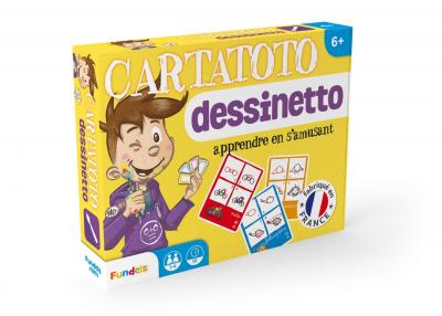 CARTAMUNDI Jeu de soci&eacute;t&eacute; -  - Dessinetto - Apprendre &agrave; dessiner en samusant - Mixte - Cartes plastifi&eacute;es 