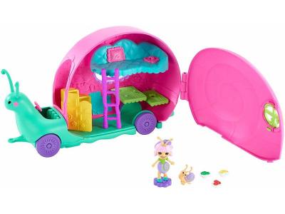 MATTEL Enchantimals Caravane Escargot Avec Saxon Snail  Gct42