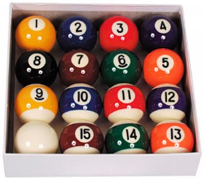 VENTURA Jeu de boules de billard  lamin&eacute; 57