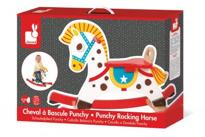 JANOD Jouets D'eveil Cheval &Agrave; Bascule Punchy (Bois)
