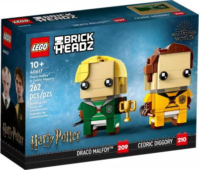 Lego Brickheadz - Draco Malefoy Et C&eacute;dric Diggory - 40617