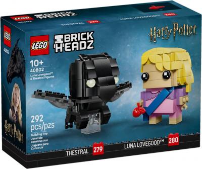 LEGO BrickHeadz 40802 Figurines de Luna Lovegood et d'un Sombral