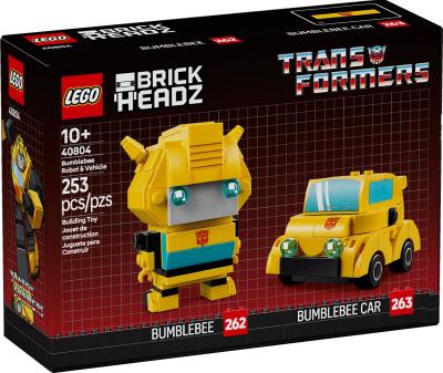 LEGO&reg; BrickHeadz&trade; 40804 Robot et v&eacute;hicule Bumblebee