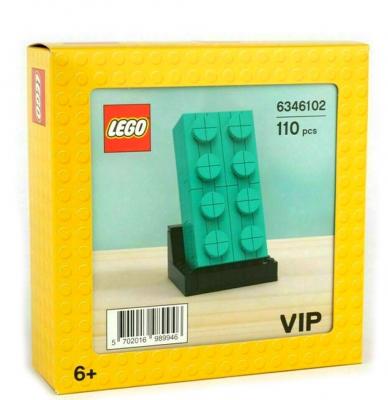 Lego Exclusif 6346102 - La Brique Turquoise 2x4 (Edition Vip Limit&eacute;e)