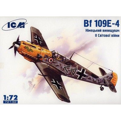 ICM Maquette avion  Messerschmitt Bf 109E-4-1/72 - Maquette d'avion