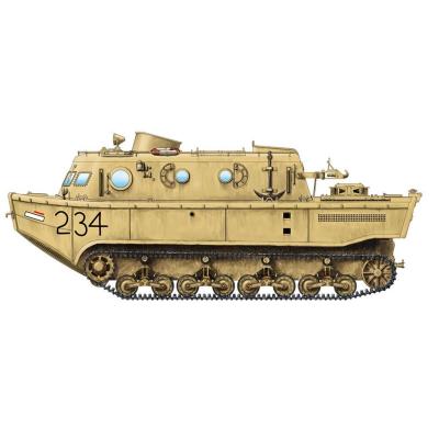  German Land-wasser-schlepper(lws)amphibi Tractor Early Production- 1:72e -