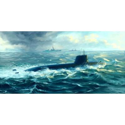  Japanese Soryu Class Attack Submarine - 1:144e - Trumpeter