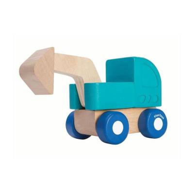  Plan Toys Jeu En Bois Mini Pelleteuse-Plan Toys