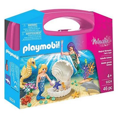 Playset Princess - Magical Mermaids Carry Case Playmobil 9324 (46 Pcs)