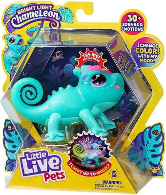 MOOSE TOYS Little Live Pets &ndash; Le cam&eacute;l&eacute;on lumineux : Sunny