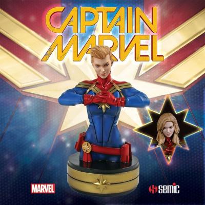 SEMIC Buste - Marvel - Captain Marvel : Carol Denvers en r&eacute;sine 