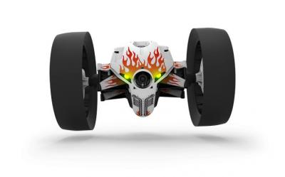 PARROT Mini drone  Jumping Race Jett avec cam&eacute;ra int&eacute;gr&eacute;e et Wi-Fi - Blanc 