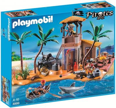 Playmobil Pirates 4899 &Icirc;le des pirates et tr&eacute;sor 