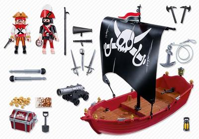 Playmobil Pirates 5298 Chaloupe des corsaires 