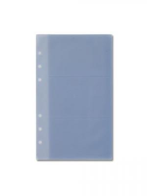 EXACOMPTA Recharge Organiseur Exatime 17 pochettes porte-cartes 4+1 avec ZIP