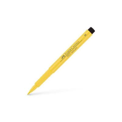  Feutre &agrave; dessin - Pointe pinceau - Jaune de cadmium fonc&eacute; - Pitt Artist - Faber-Castell 
