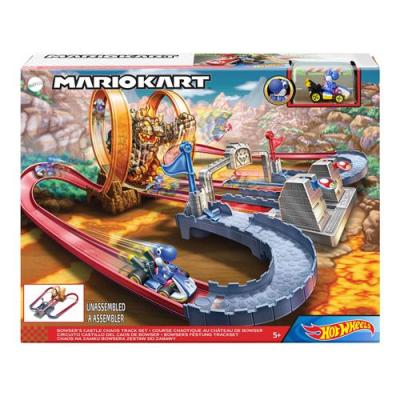 HOT WHEELS Coffret  Course Chaotique au Ch&acirc;teau de Bowser Mario Kart