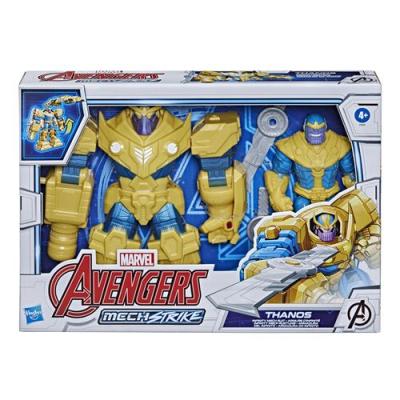 AVENGERS Figurine Thanos avec armure amovible de 23 cm et un accessoire de combat