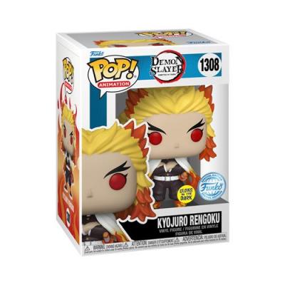 FUNKO  Pop Kyojuro Rengoku Glow in The Dark 1308 sp&eacute;cial &eacute;dition