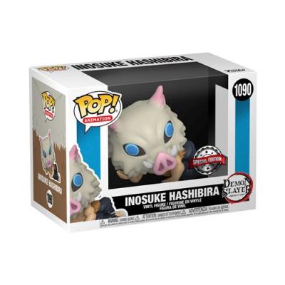 FUNKO Figurine Pop [Exclusive] Demon Slayer : Inosuke allong&eacute; [1090]