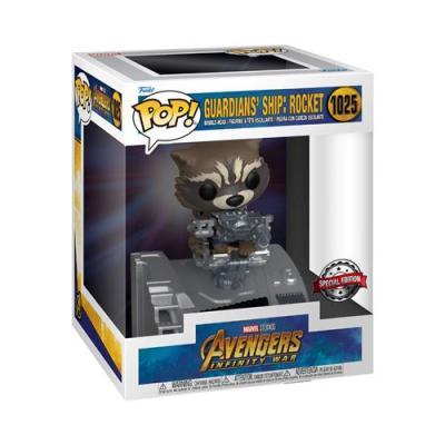 FUNKO Guardians Of The Galaxy - GOTG Ship Rocket POP! Bobble-Head Deluxe -