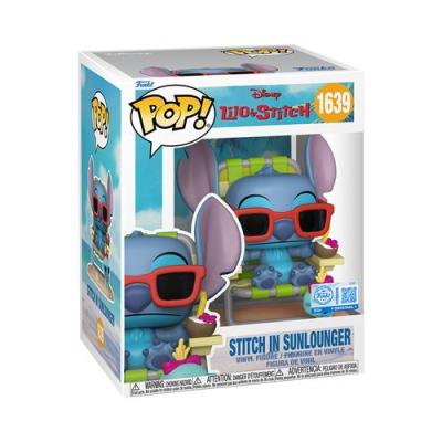 FUNKO Figurine  Pop Disney Stitch in Sunlounger 