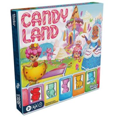 HASBRO  Candy Land - Jeu de soci&eacute;t&eacute; pr&eacute;scolaire 2-4 joueurs
