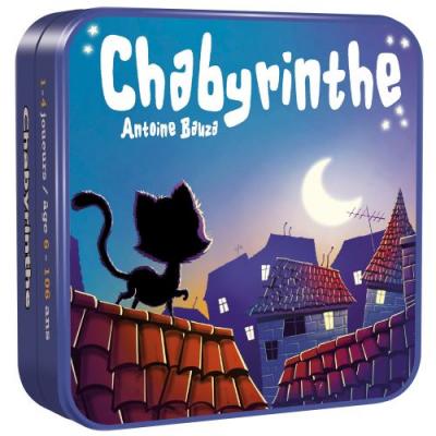 ASMODEE Chabyrinthe - Jeu Strat&eacute;gique au Format Carr&eacute; Pr&ecirc;t &agrave; Emporter - Neuf