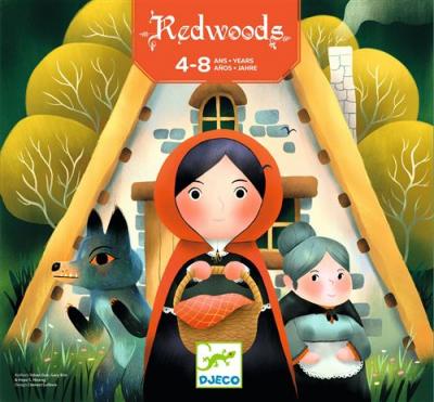 DJECO DJ05269 Jeu de soci&eacute;t&eacute; coop&eacute;ratif Redwoods Petit Chaperon Rouge 2-4 joueurs 4-8 ans