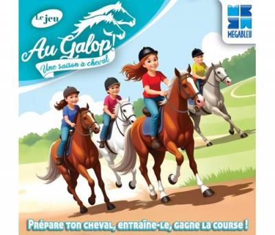 MEGABLEU Jeu de soci&eacute;t&eacute;  Au Galop multicolore
